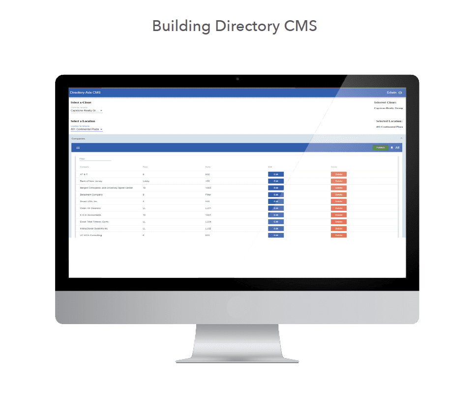 building directory cms