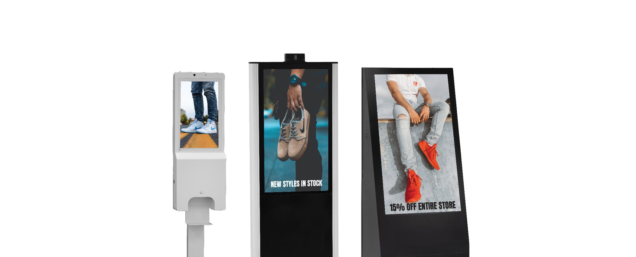 digital signage header