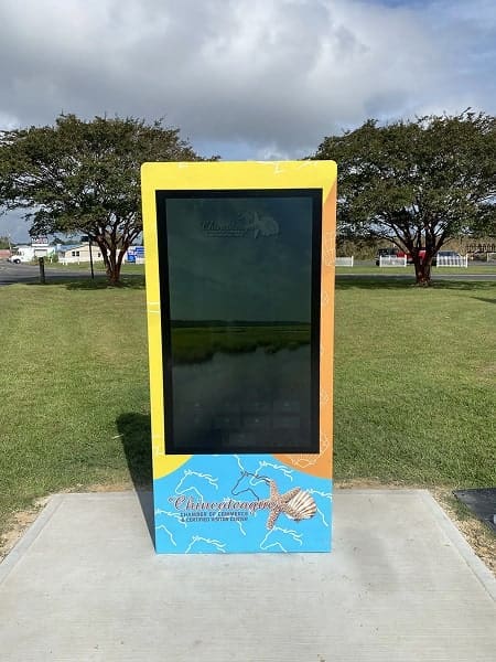 Chincoteague Chamber of Commerce - Chamber of Commerce - 55in Portrait Outdoor Kiosk